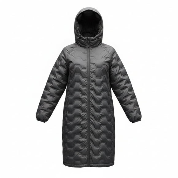 Chaqueta Larga Mujer Darín Negro  Sphere Pro