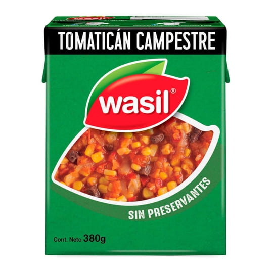 Tomaticán Campestre 380 g Wasil