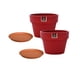 thumbnail image 2 of Set de 2 Maceta Greta 16cm Morron y sus platos, 2 of 3