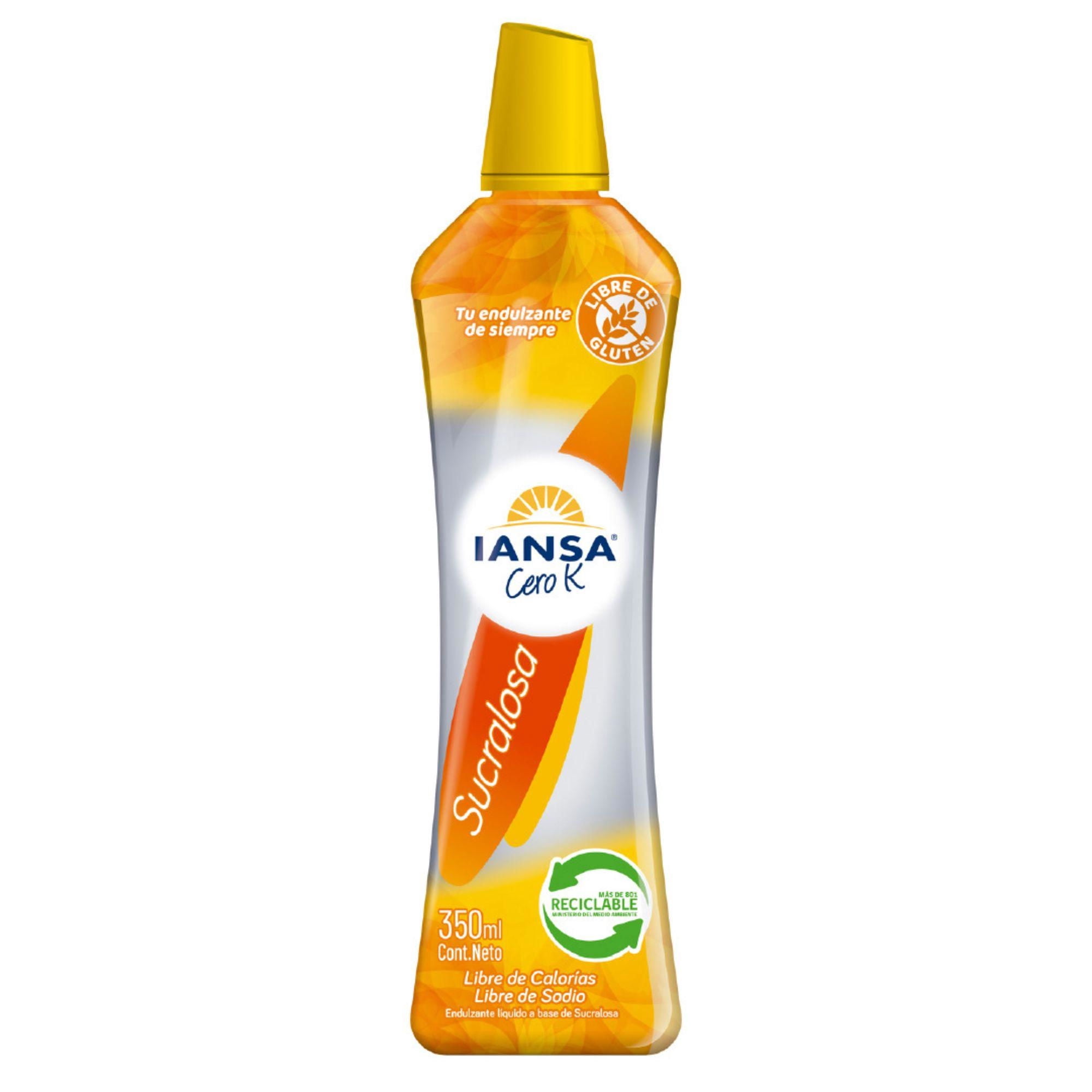 Endulzante Líquido Sucralosa Botella 350 ml Iansa Cero K
