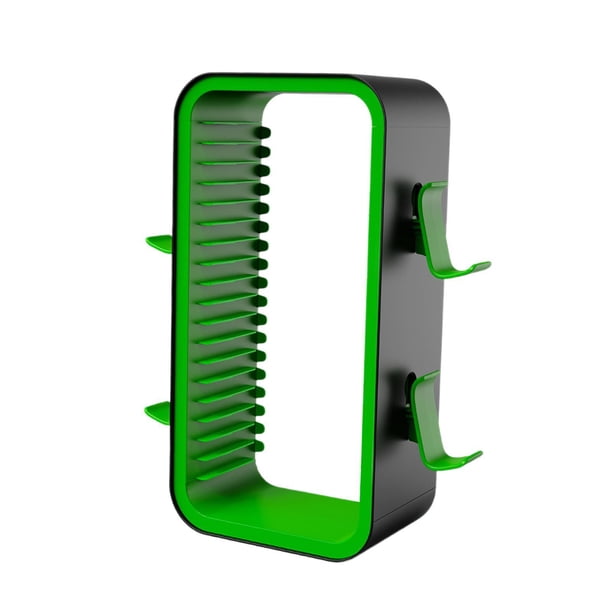 Estante De Almacenamiento Para Videojuegos, Soporte Estable Universal, Accesorios Para Discos De Juegos, Color Negro Y Verde