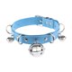 thumbnail image 5 of Gargantilla Gótica Para Mujer, Collar Con Forma De Campana Para Adultos, Para Festivales, Disfraces, Cosplay, Azul Claro, 5 of 5
