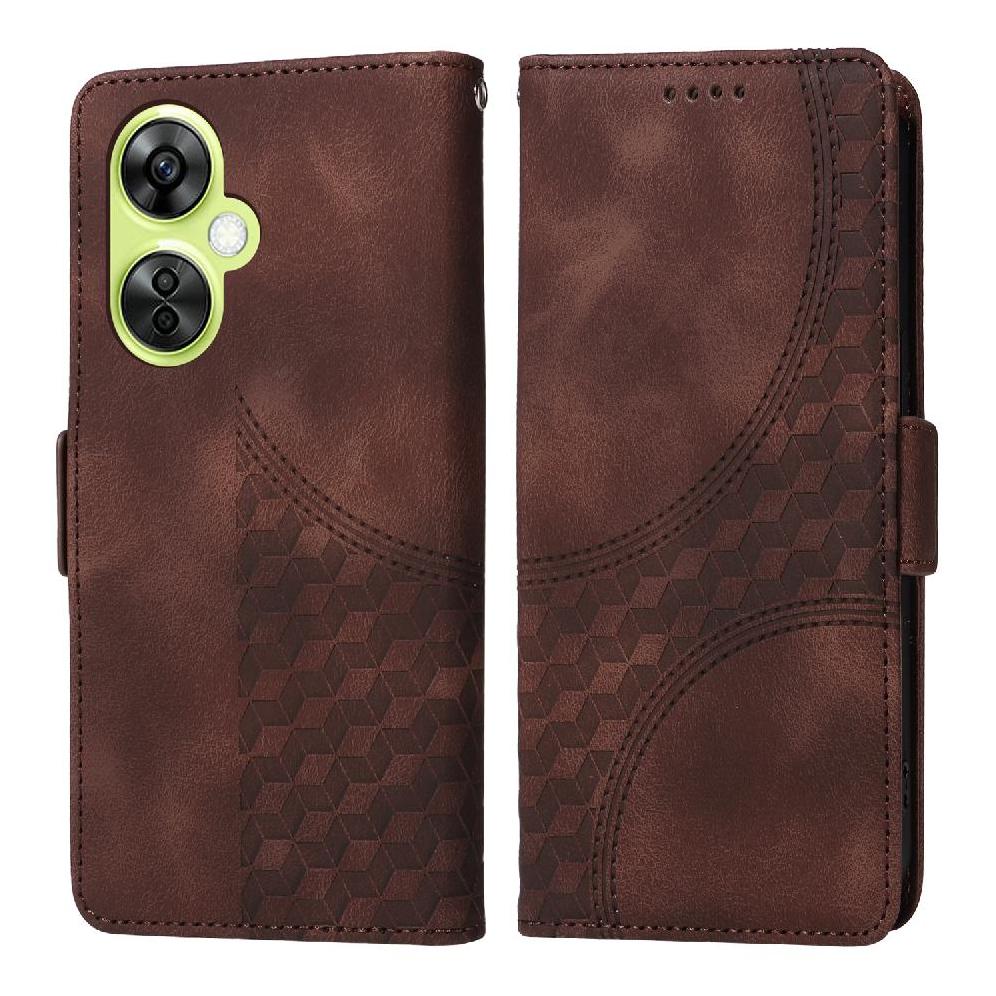 Carcasa Foxdock Oneplus Nord Ce 3 Lite De Cuero Pu, Diseño Acolchado Clásico, Protección Contra Caídas Y Rayones