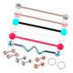 thumbnail image 4 of 1 Unidades Nariz Lengua Labio Ceja Tragus Ombligo Vientre Anillo Piercings Joyas D-14Pcs, 4 of 5