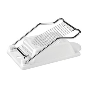 Cortador De Huevos Tramontina Utilitá En Acero Inoxidable Y Polipropileno Blanco