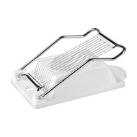 Cortador De Huevos Tramontina Utilitá En Acero Inoxidable Y Polipropileno Blanco