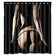 thumbnail image 1 of Cortina de ducha de mujer sexy, juego de cortina de baño con ganchos, tamaño 66 x 72 pulgadas, 1 of 3