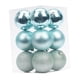 thumbnail image 3 of 12 Bolas Navideñas para Colgar en Árbol de Navidad, Bodas, Color Azul, 3 of 3