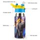 thumbnail image 3 of Mi Papá, el Cazarrecompensas Botella de Agua con Tapa Pop Top de Un Toque, Acero Inoxidable, a Prueba de Fugas, para Deportes, Botella Infantil azul 12 oz, 3 of 6
