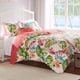 thumbnail image 5 of Juego de colcha Greenland Home Tropics con hojas de palmera, tamaño completo/queen, 5 of 7