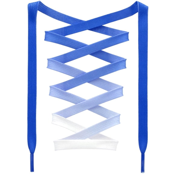 Cordones DANHUA 110 cm Degradado Azul Cielo - Pack de 2