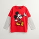 thumbnail image 1 of Polera Manga Larga Niño Mickey Doble Manga Rojo Disney, 1 of 4