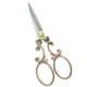 thumbnail image 1 of flor vintage costura bordado tijeras punto de cruz herramienta de bronce, 1 of 3