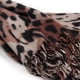 thumbnail image 5 of Bufanda Tipo Cashmere Animal Print Elegante Con Flecos Mujer Beige Talla Única, 5 of 7