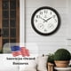 thumbnail image 4 of Reloj para exterior Lovely Home Essentials de 24 pulgadas impermeable, 4 of 9