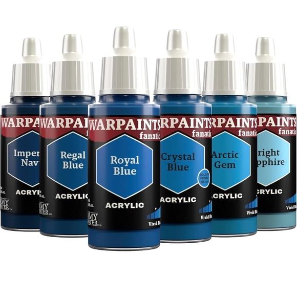 The Army Painter Warpaints Fanatic Triada Flexible: Azules Vivos 6x18ml