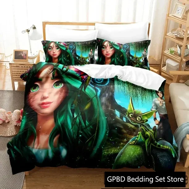 Mavka The Forest Song Bedding Set Boys Girls Duvet Cover Pillowcase Bed boys Adult