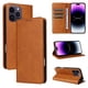 thumbnail image 5 of Funda Cartera para iPhone 14 Pro Max con Ranuras Tarjetas y Soporte - Protección Completa Marrón, 5 of 5
