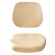 thumbnail image 4 of Funda De Asiento De Silla Giratoria Separada Funda Extraíble Para Silla De Computadora Beige, 4 of 5