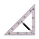 thumbnail image 2 of Regla De Ense?anza De Matemáticas De Geometría Grande Para Profesores De Pizarra Blanca Regla De 45 Grados, 2 of 3