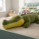 thumbnail image 2 of Peluche Cocodrilo Gigante Suave Y Abrazable 77 Cm Verde, 2 of 5
