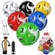 thumbnail image 1 of Balones de fútbol Hualleko tamaños 3/4/5 - Pack de 6 con bomba y bolsa, 1 of 8