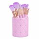 thumbnail image 2 of Set de 9 brochas de maquillaje Sweet Beauty con porta brochas rosa, 2 of 3