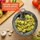thumbnail image 4 of Molcajete IMUSA de granito, 8.5 pulgadas, para guacamole, salsa y pesto, 4 of 6