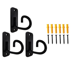 Ioensy - 3X Anclajes De Montaje En Pared Anclajes De Puerta Para Entrenamiento Bandas De Entrenamiento
