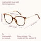 thumbnail image 3 of Gafas Gaoye Fashion con montura redonda en forma de ojo de gato que bloquean la luz azul, 3 of 7