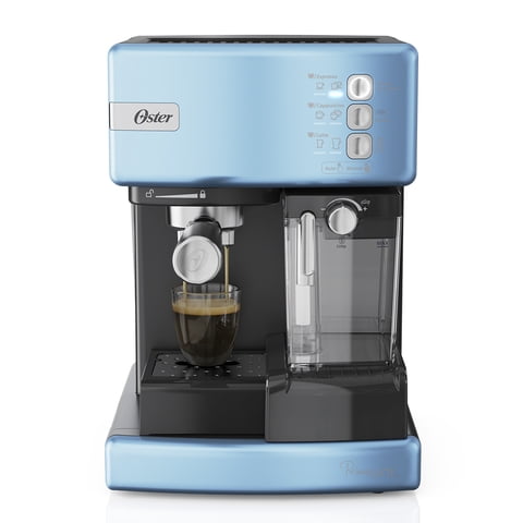 Oster - Cafetera Espresso Prima Latte 6603Cc Celeste.