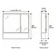 thumbnail image 3 of Botiquín Baño Hecho Por Panel Alumunio Con Luz Y Antivaho A Beige, 3 of 8