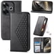 thumbnail image 2 of Funda Flip FOXDOCK para Xiaomi POCO F6 5G , Estilo Billetera con Diseño Rombo, Correa de Mano y Soporte, Uso Diario, 2 of 6
