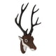 thumbnail image 1 of Faux Deer Head Brown Hanging Faux Taxidermia Hecho A Mano Para Woodland Theme, 1 of 5