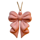 thumbnail image 1 of Adorno navideño lazo coqueto rosado, 1 of 2