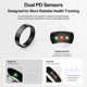 thumbnail image 5 of Anillo Inteligente POBOVi Gen 2 Negro Talla 8 de Titanio, 5 of 9