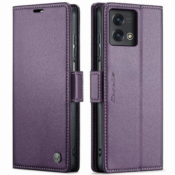 CaseMe tipo cartera Motorola Moto G Stylus 5G 2023 con cierre magnético, RFID, tarjetero, soporte, carga inalámbrica