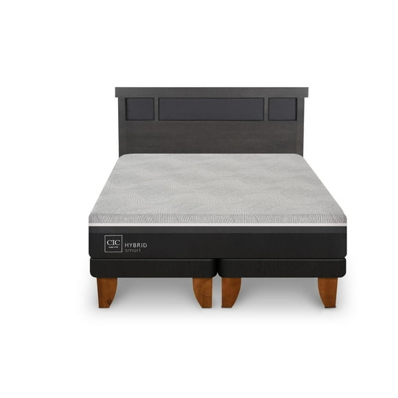 Cama Europea Hybrid Smart King Base Dividida