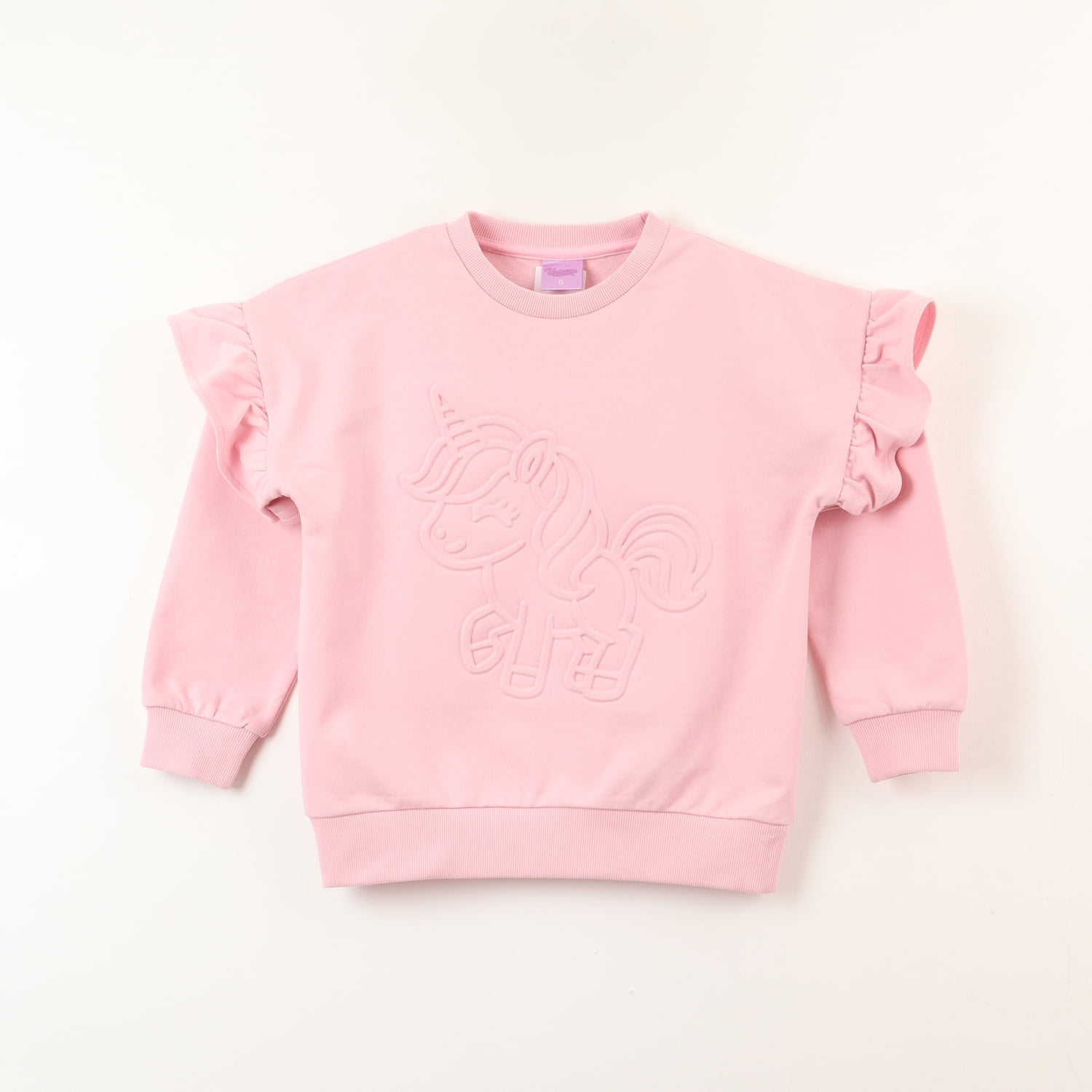 Poleron Cerrado Niña Vuelos Magic Rosado Unicornio