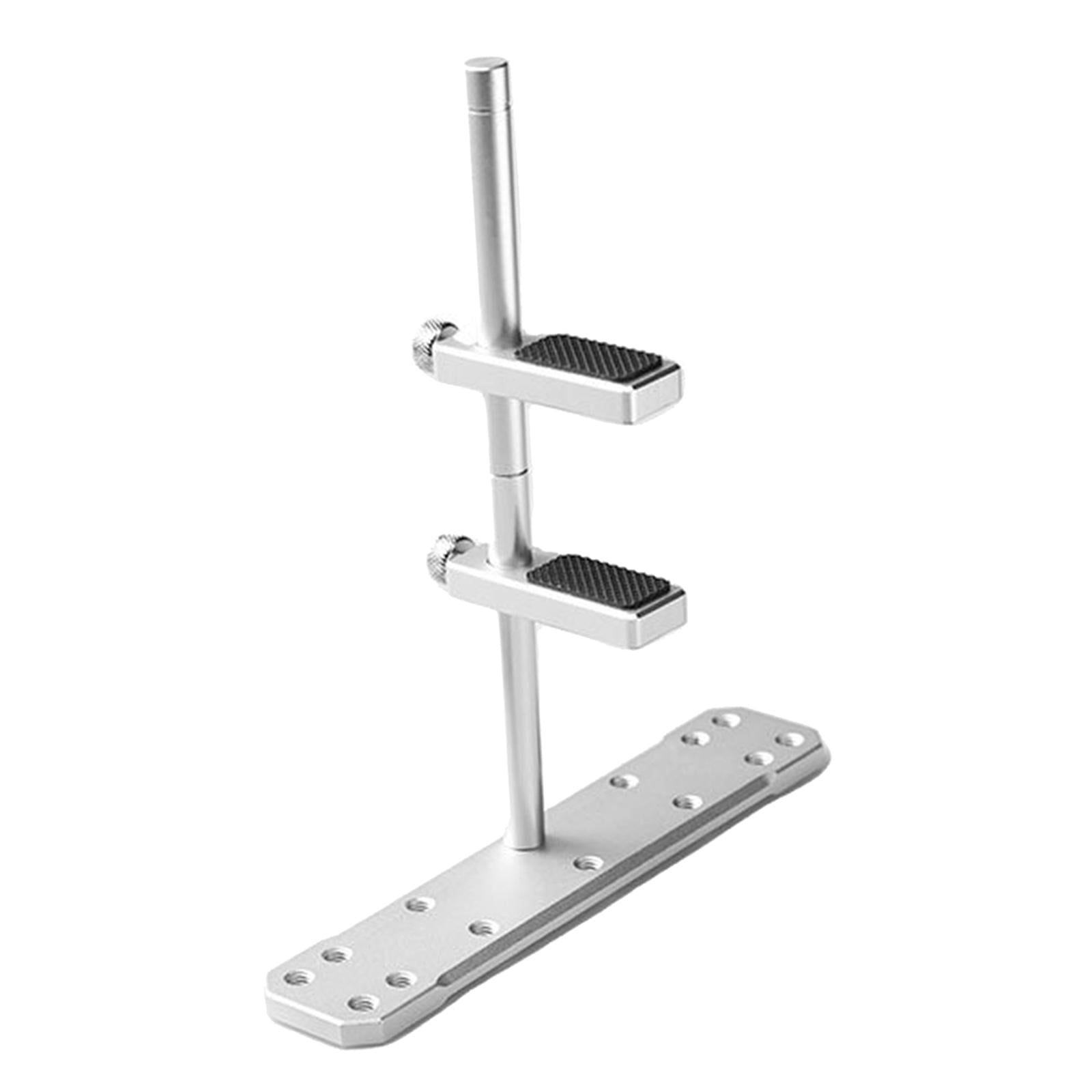 Bothyi - Soporte Universal Para Tarjetas Gráficas Con Almohadillas De Goma Computadora Ajustable En Altura Plata