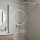 thumbnail image 4 of Mampara Fija De Baño Recta 190x110 Transparente 8mm, 4 of 8