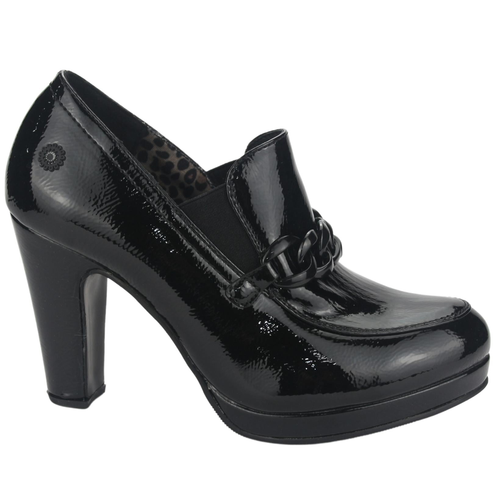 Zapato Chalada Mujer Plataform27 Negro Casual