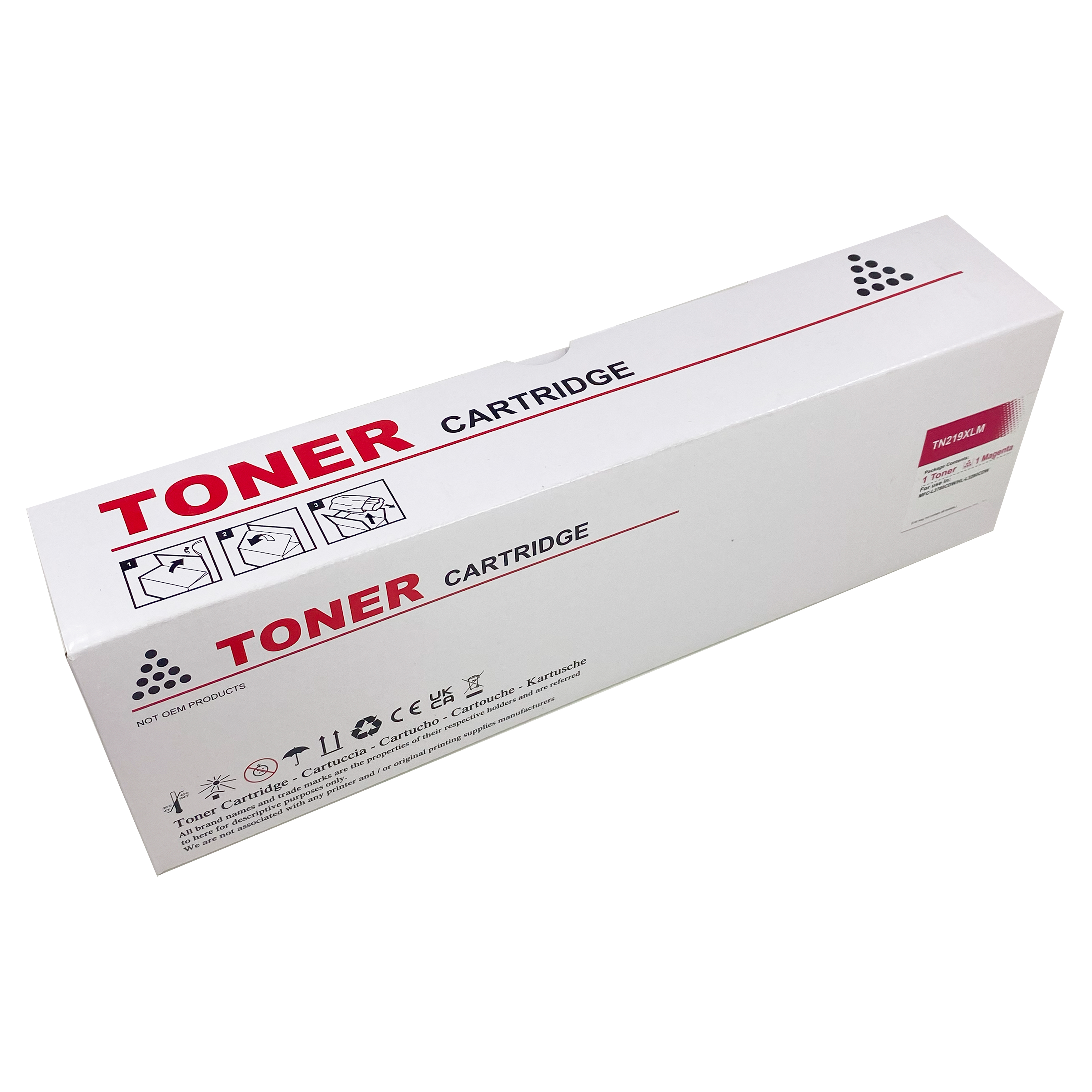 Genérico - Toner Para Brother Tn 219Xl L3760 L3560 L3280 Magenta Alto Rendimiento