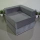 thumbnail image 1 of Sofa Cama Arkos En Felpa Gris Oscuro, 1 of 3
