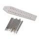 thumbnail image 4 of Miniplaca De Microtornillo De Metal Para Reparación De Relojes, De 0,7 A 2 Mm, Para Machos De Roscar Y Terrajas De Relojero, 4 of 5