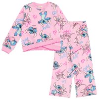 Conjunto De Buzo Y Pantalones De Polar Para Niñas Disney Lilo & Stitch