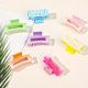 thumbnail image 1 of 4pcs Classic Frosted Square Hair Clips - Perfect for Girls & Women - Hollow Shark Claw Design, 1 of 5