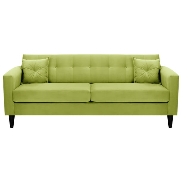Sofa New Retro 3CG Felpa 00 Pistacho