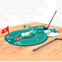 Genérico - Mini Juego De Golf Para Niños Lona De Golf Verde