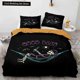thumbnail image 1 of x2019 Bed SheetsSugar Skull Duvet Cover Funny Skeleton Halloween Bedding Set Gothic Spooky Bone Quilt Cover Polyester Comforter Cover 3-Piece Bedding Set (1 Duvet Cover + 2 Pillow Shams) nj2019, 1 of 5